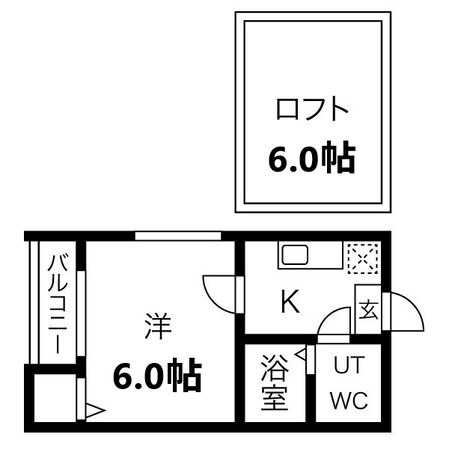 LUMINOUS矢田の物件間取画像